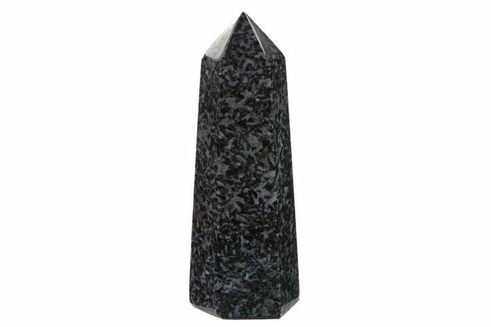 Polished, Indigo Gabbro Obelisk - Madagascar #136307